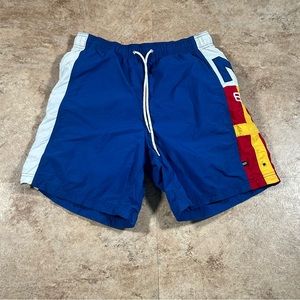 Vintage Blue Nautica‎ Swimming Trunks Size Medium